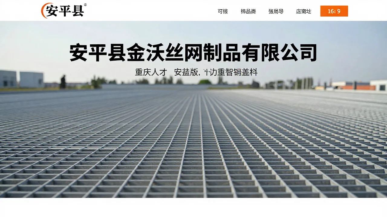 安平县金沃丝网制品有限公司 首页主视觉