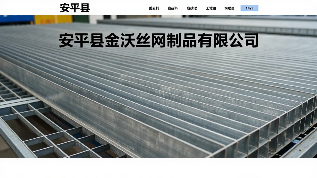 安平县金沃丝网制品有限公司 首页主视觉